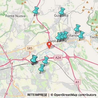 Mappa Via Gaetano Donizetti, 00019 Martellona I RM, Italia (4.415)