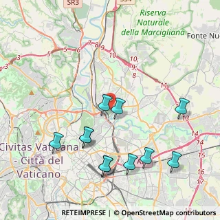 Mappa Largo Val Santerno, 00141 Roma RM, Italia (4.65091)