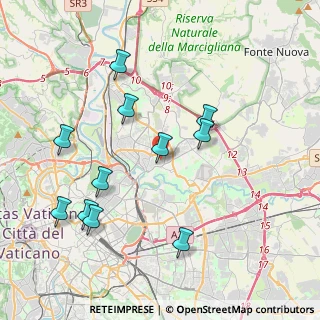 Mappa Via Clelia Bertini Attilj, 00141 Roma RM, Italia (4.37909)