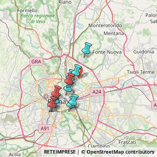 Mappa Piazza Antonio Baldini, 00141 Roma RM, Italia (6.36)
