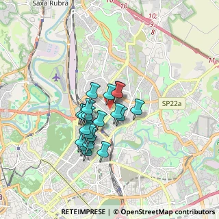 Mappa Via Val Sillaro, 00141 Roma RM, Italia (1.3595)