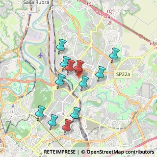 Mappa Via Val Sillaro, 00141 Roma RM, Italia (1.81833)