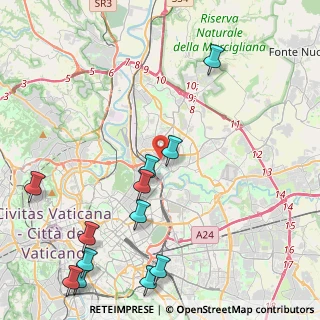 Mappa Via Val Sillaro, 00141 Roma RM, Italia (5.9425)