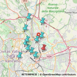 Mappa Via Val Sillaro, 00141 Roma RM, Italia (3.7)