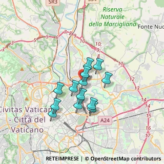 Mappa Via Val Sillaro, 00141 Roma RM, Italia (2.74846)