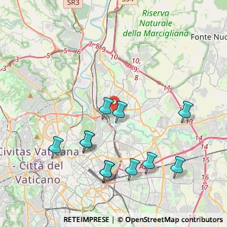 Mappa Via Val Sillaro, 00141 Roma RM, Italia (4.65636)