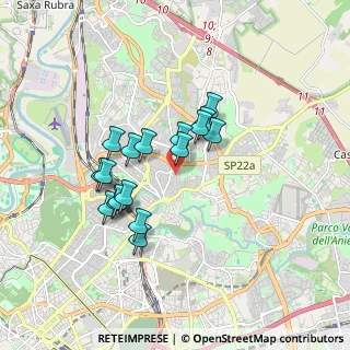 Mappa Via Monte Berico, 00141 Roma RM, Italia (1.51765)