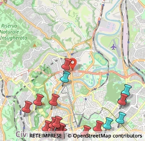 Mappa Tangenziale Est, 00191 Roma RM, Italia (3.457)