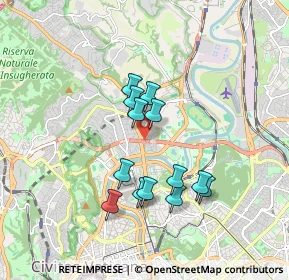 Mappa Tangenziale Est, 00191 Roma RM, Italia (1.55923)