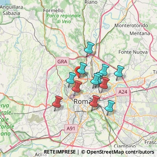Mappa Tangenziale Est, 00191 Roma RM, Italia (5.8625)