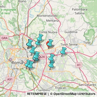 Mappa Via Alfredo Buonaiuti, 00131 Roma RM, Italia (6.84929)