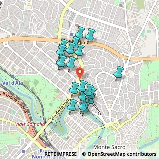 Mappa Viale Tirreno, 00141 Roma RM, Italia (0.392)