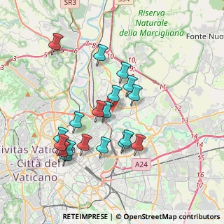 Mappa Viale Tirreno, 00141 Roma RM, Italia (3.72842)