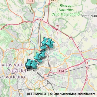 Mappa Viale Tirreno, 00141 Roma RM, Italia (3.53111)