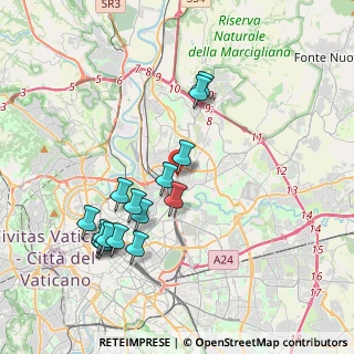 Mappa Viale Tirreno, 00141 Roma RM, Italia (4.06267)