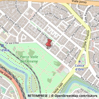 Mappa Via Conca d'Oro, 212, 00141 Roma, Roma (Lazio)