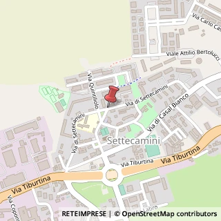 Mappa Via di Settecamini,  71, 00131 Roma, Roma (Lazio)