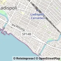 Mapa Ladispoli