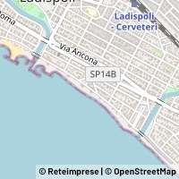 Mapa Ladispoli