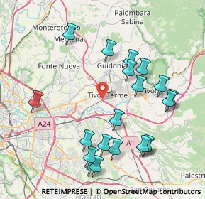 Mappa Via Enrico Berlinguer, 00011 Tivoli RM, Italia (9.207)
