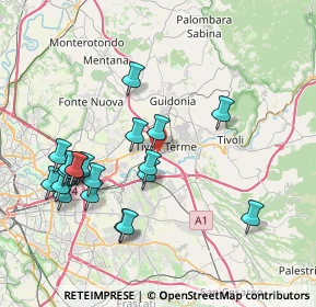 Mappa Via Enrico Berlinguer, 00011 Tivoli RM, Italia (8.626)