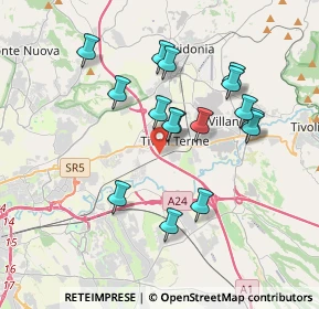 Mappa Via Enrico Berlinguer, 00011 Tivoli RM, Italia (3.54438)