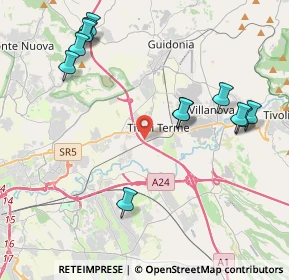 Mappa Via Enrico Berlinguer, 00011 Tivoli RM, Italia (4.95583)