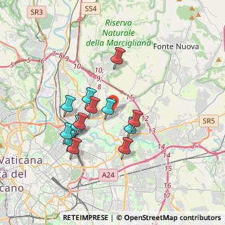 Mappa Via Luigi Pirandello, 00137 Roma RM, Italia (3.30692)