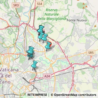 Mappa Via Ada Negri, 00137 Roma RM, Italia (3.2125)