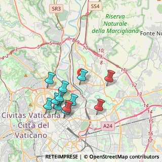 Mappa Via Monte Amiata, 00141 Roma RM, Italia (3.78417)