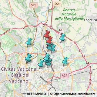 Mappa Via Monte Amiata, 00141 Roma RM, Italia (2.79714)