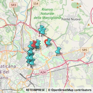 Mappa Via Nomentana, 00156 Roma RM, Italia (3.30214)