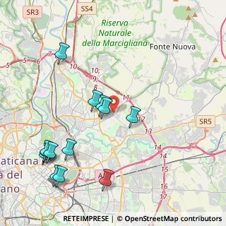 Mappa Via Nomentana, 00156 Roma RM, Italia (5.10154)