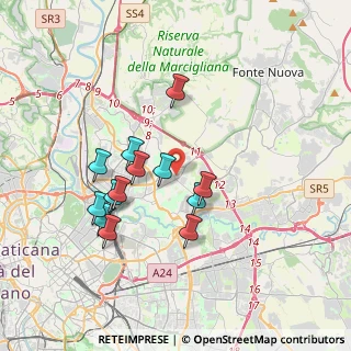 Mappa Via Nomentana, 00156 Roma RM, Italia (3.47154)