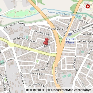 Mappa Via Cesare Ferrero di Cambiano, 29, 00191 Roma, Roma (Lazio)