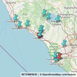Mappa Via Ancona, 00055 Ladispoli RM, Italia (16.90875)