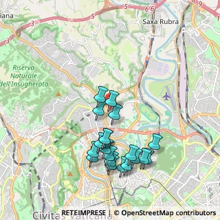 Mappa Via Civitella d'Agliano, 00191 Roma RM, Italia (2.0455)