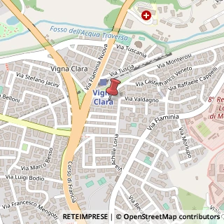 Mappa Via Valdagno, 26, 00191 Roma, Roma (Lazio)