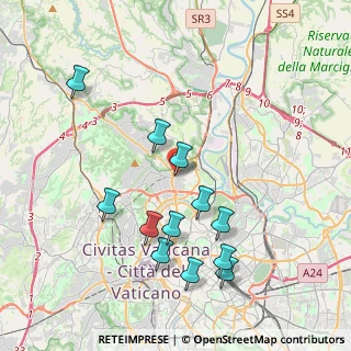 Mappa Via Civitella d'Agliano, 00191 Roma RM, Italia (4.2175)