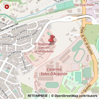 Mappa Via Flaminia, 826, 00191 Roma, Roma (Lazio)