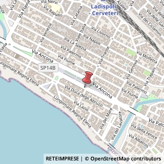 Mappa Via Ladislao Odescalchi,  29, 00055 Ladispoli, Roma (Lazio)