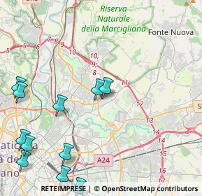 Mappa Via Sibilla Aleramo, 00030 San Cesareo RM, Italia (6.02)