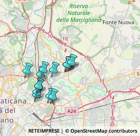 Mappa Via Sibilla Aleramo, 00030 San Cesareo RM, Italia (3.47214)