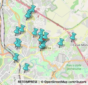 Mappa Via Sibilla Aleramo, 00030 San Cesareo RM, Italia (1.95529)