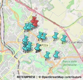 Mappa Via Sibilla Aleramo, 00030 San Cesareo RM, Italia (1.603)