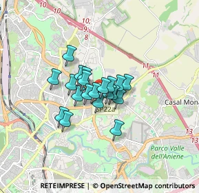 Mappa Via Sibilla Aleramo, 00030 San Cesareo RM, Italia (1.049)