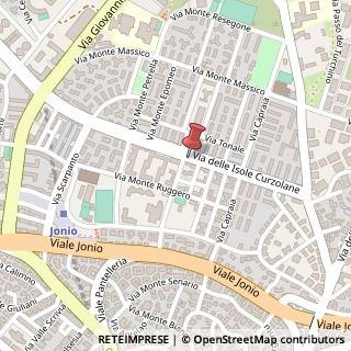 Mappa Via Monte Rocchetta, 1, 00139 Roma, Roma (Lazio)