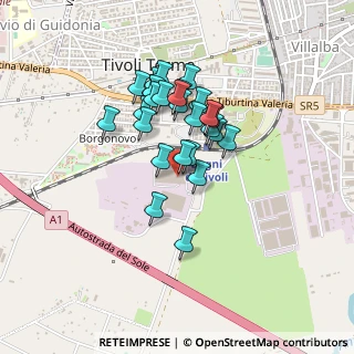 Mappa Via Cesurni, 00011 Tivoli RM, Italia (0.35185)