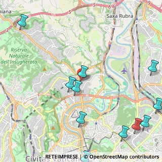 Mappa Via Fedele Lampertico, 00191 Roma RM, Italia (3.33833)