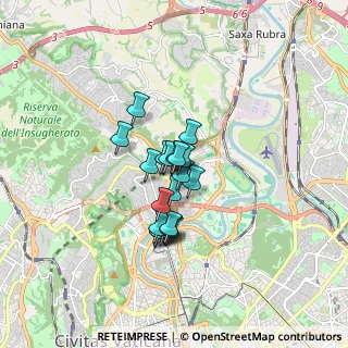 Mappa Via Fedele Lampertico, 00191 Roma RM, Italia (1.131)